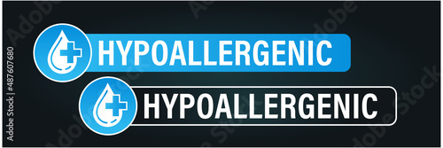 hypoallergenic vector icon, health care abstract