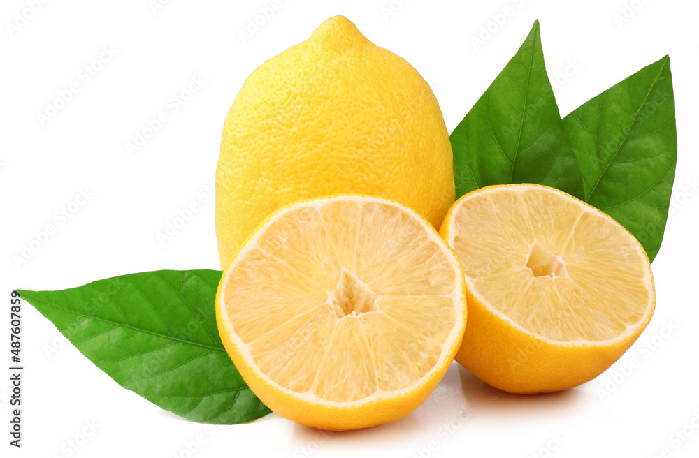 Lemons isolated on white background Lemons isolated on white background