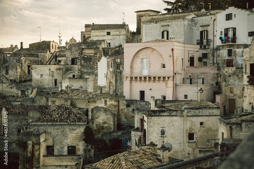 Old town of Matera (Sassi di Matera) in Southern Italy