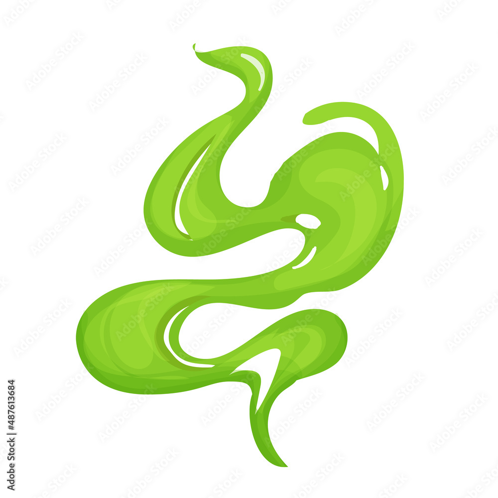 Green smell steam, toxic stink smoke, dust cloud or fart in comic cartoon style isolated on white background. Bad aroma scent. Green smell steam, toxic stink smoke, dust cloud or fart in comic cartoon style isolated on white background. Bad aroma scent.