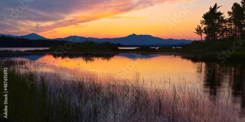 Mt Chocorua At Sunset From Ossipee Lake, New Hampshire