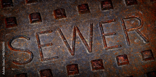Sewer Cover Metal Grate Iron Plate Man Hole