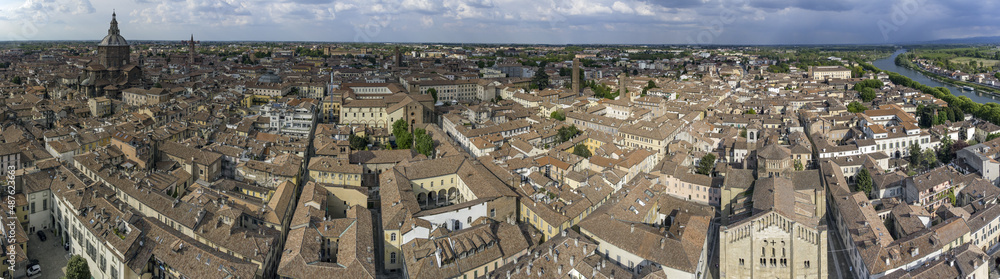 Pavia large panorama, Italy