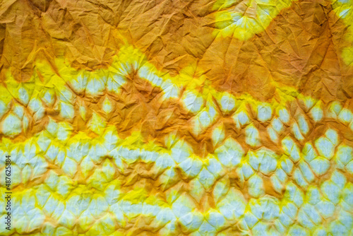 Dye the fabric with natural...