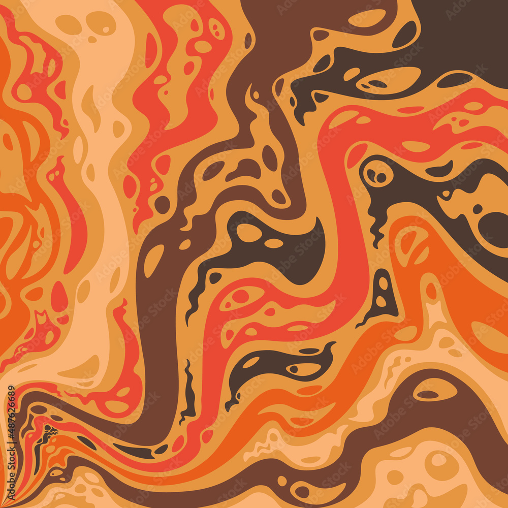 Abstract psychedelic groovy background. Abstract psychedelic groovy background.