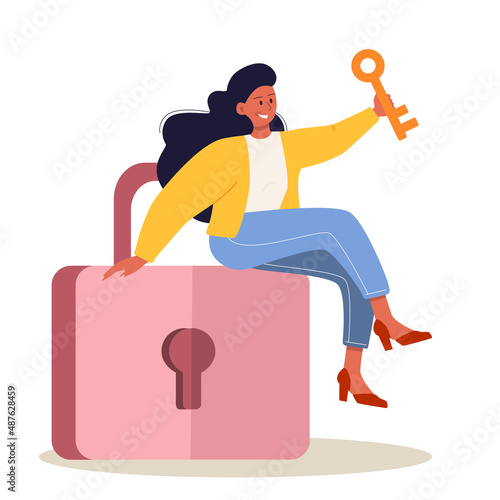 Extrovert individuality. Extraversion character enjoying communication with