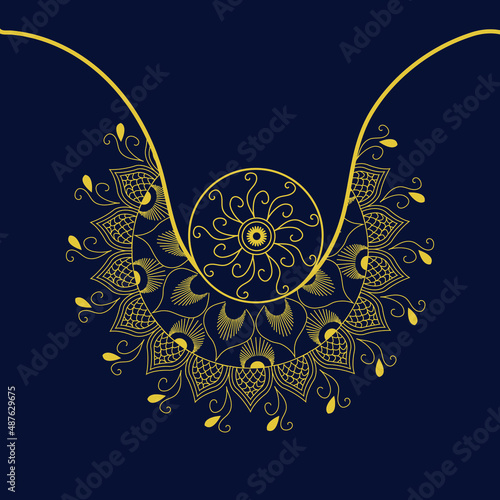 Luxury mandala background with golden arabesque pattern Arabic Islamic east style. Decorative mandala for print, poster, cover, brochure, flyer, banner vector in illustration
