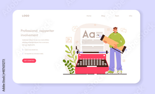 Professional copywriter involvement. Social media content manager