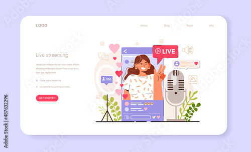 Live streaming. Content strategy development. Social media content manager