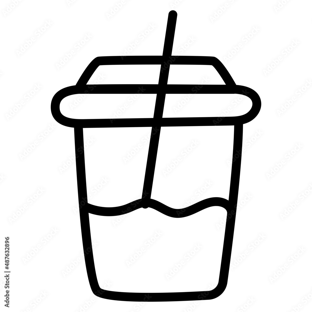Modern design icon of takeaway drink
Modern design icon of takeaway drink