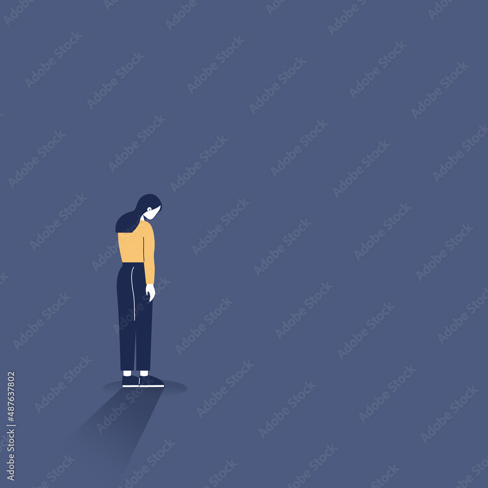 Depression concept. Mental disorder, feeling of despair and helplessness. Depression concept. Mental disorder, feeling of despair and helplessness.