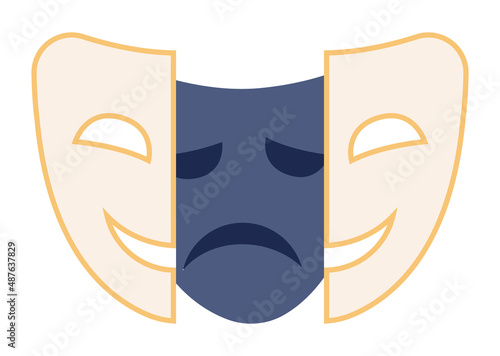 Depression concept. Mental disorder, feeling of despair and helplessness