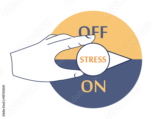 Stress concept. Depression and fear, emotional frustration. Mental disorder