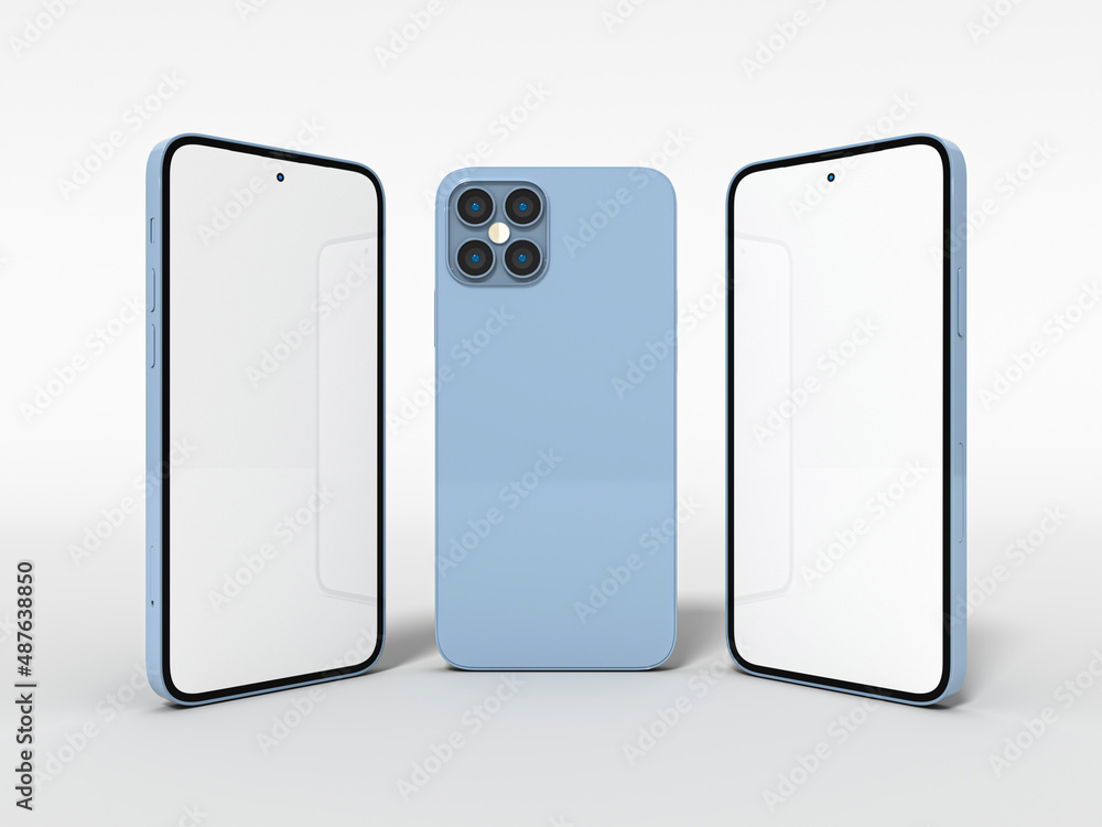 Latest smartphone 2022 on white background for mockup. 3D rendered illustration iphone 14 concept. new Apple iPhone 14 smartphone. Android phone mockup. Latest iPhone 2023 new model. New Android phone Latest smartphone 2022 on white background for mockup. 3D rendered illustration iphone 14 concept. new Apple iPhone 14 smartphone. Android phone mockup. Latest iPhone 2023 new model. New Android phone