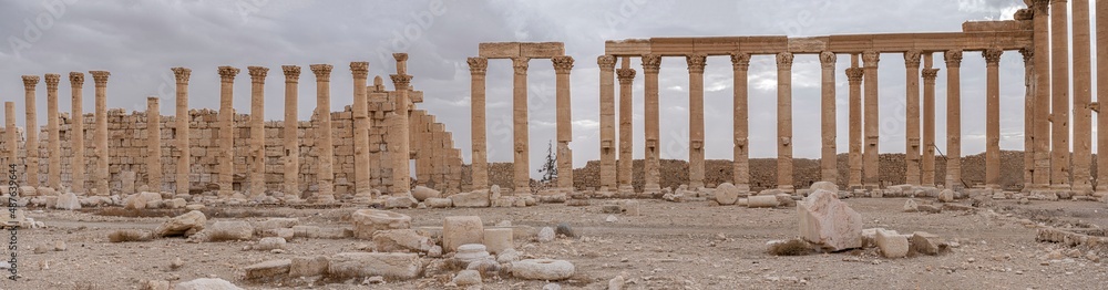 The spectacular ruined city of Palmyra, Syria The spectacular ruined city of Palmyra, Syria