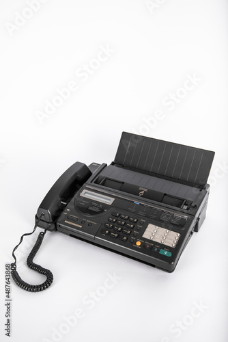 retro telephone and fax