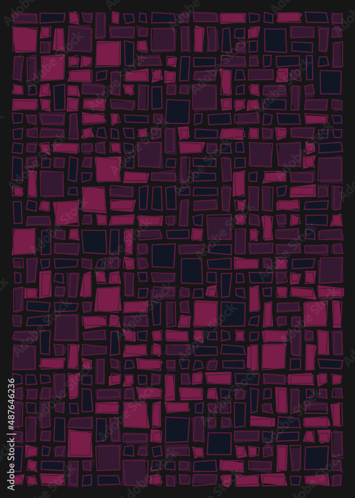 Offset Quads generative art background art illustration Offset Quads generative art background art illustration
