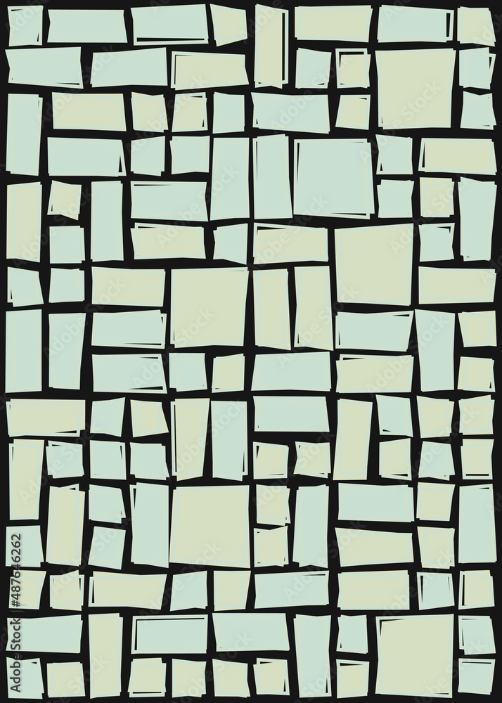 Offset Quads generative art background art illustration Offset Quads generative art background art illustration