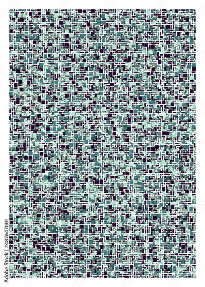 Offset Quads generative art background art illustration Offset Quads generative art background art illustration