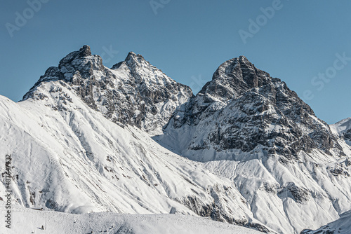 Großer Krottenkopf mit Hornbachspitze und Öffnerspitze