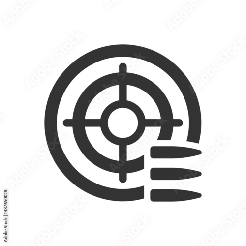 bullet target icon sign symbol