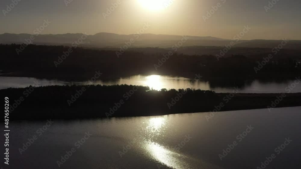 Vista aérea del Lago de Guadalupe, Cuautitlán Izcalli. México Vista aérea del Lago de Guadalupe, Cuautitlán Izcalli. México