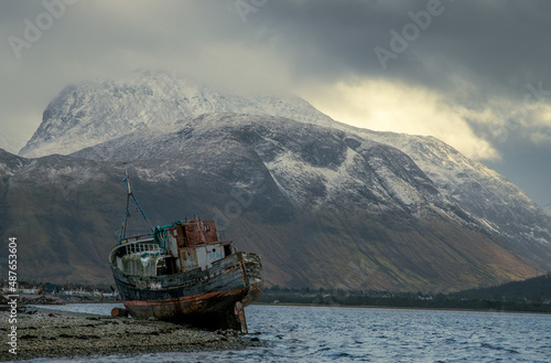 Ben Nevis and the Corpach Wreck photo