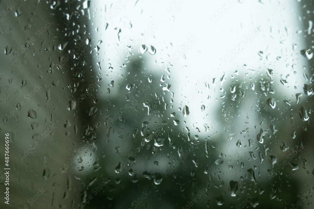 rain drops on window