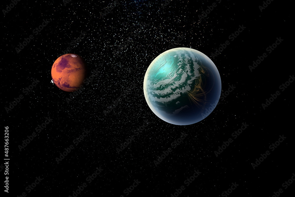 background planets in space with planet mars background planets in space with planet mars