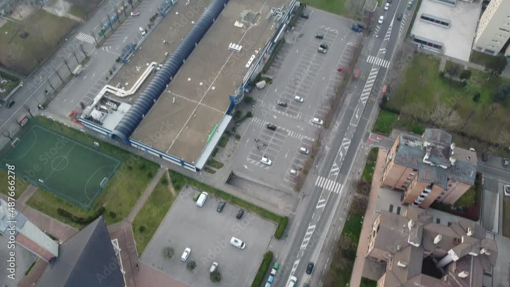 Bologna EAST Fossolo district from the sky Bologna EAST Fossolo district from the sky