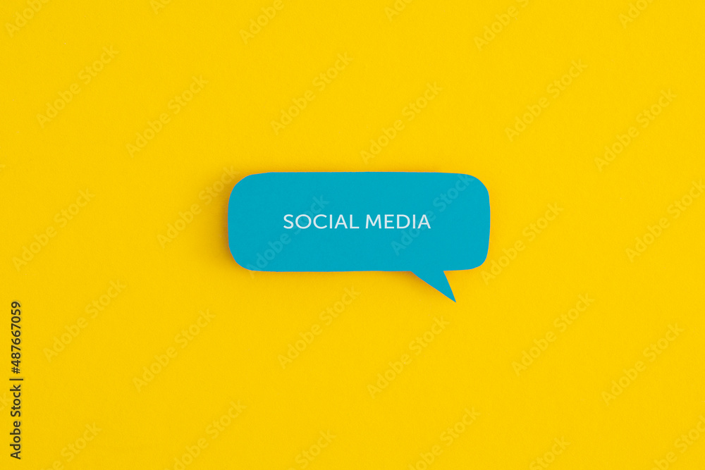 Paper speech bubbles with the word Paper speech bubbles with the word