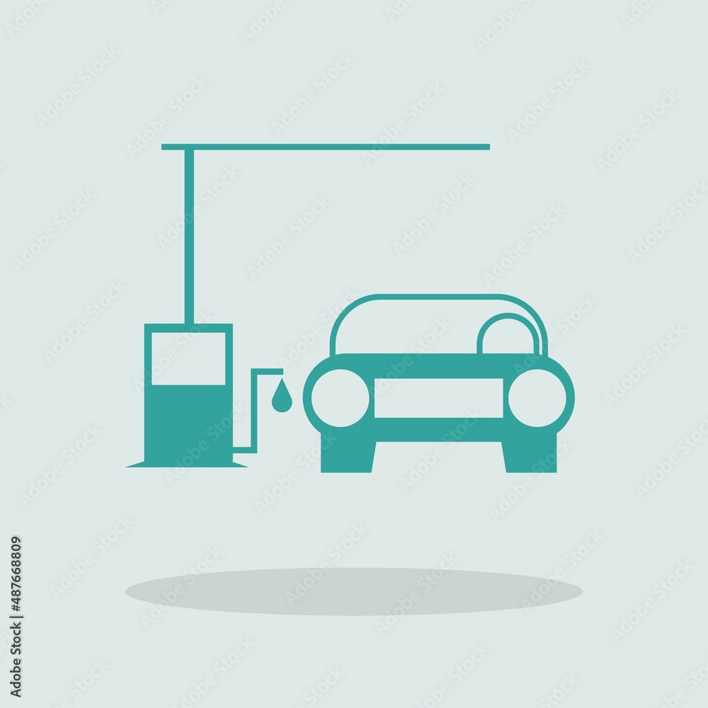 petrol station vector icon illustration sign petrol station vector icon illustration sign