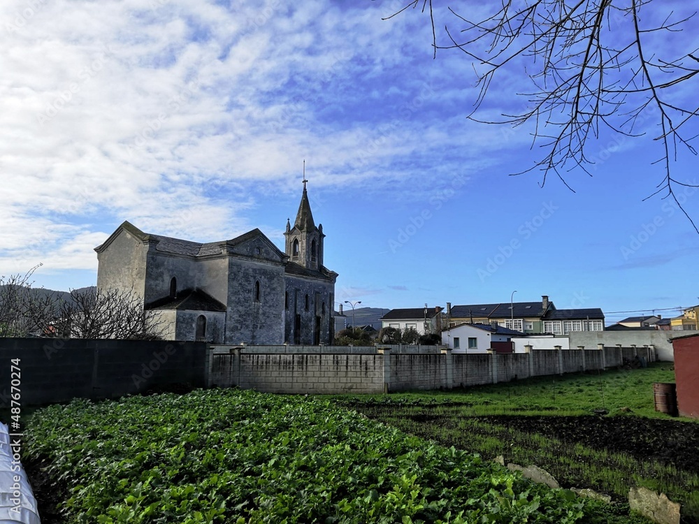Iglesia de Rinlo en Ribadeo, Galicia