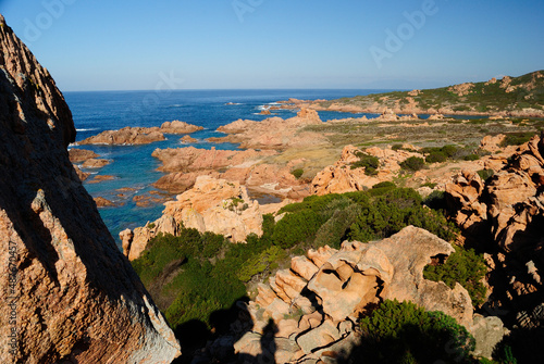 Veduta della costa di Cala Sarraina photo