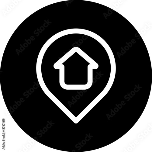 address glyph icon
