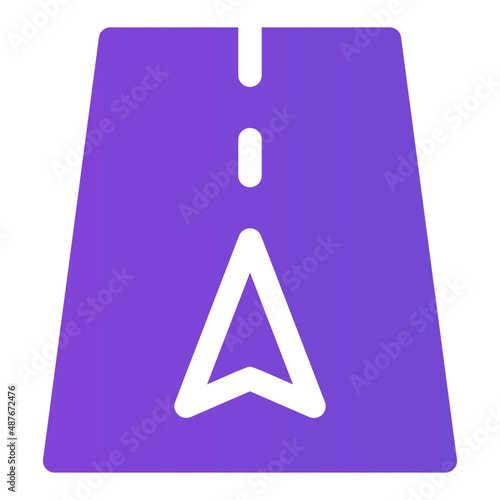 road gradient icon