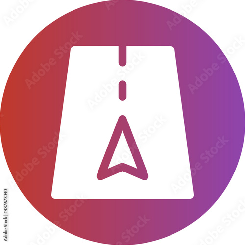 road gradient icon