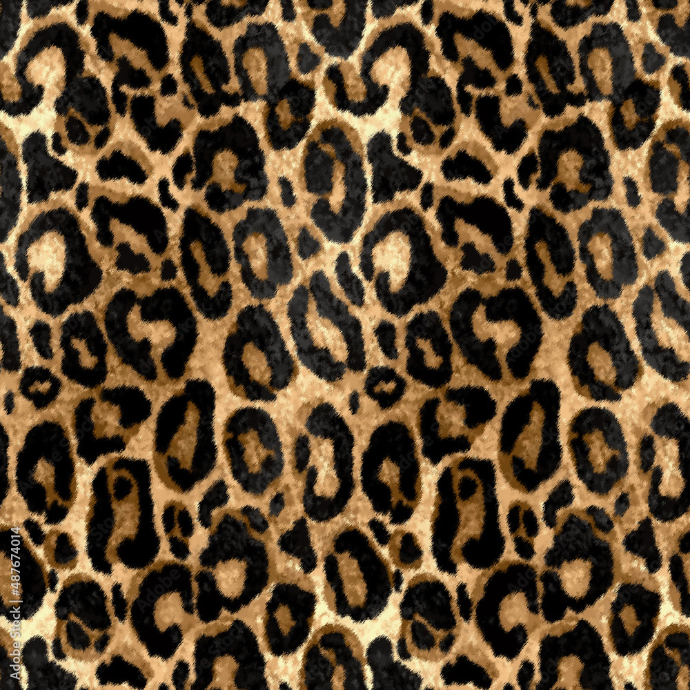Seamless leopard pattern, jaguar texture, animal print. Seamless leopard pattern, jaguar texture, animal print.