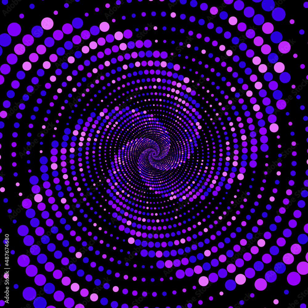 Dotted spiral swirl. Dotted color spiral. abstract background. decor element. eps 10 Dotted spiral swirl. Dotted color spiral. abstract background. decor element. eps 10