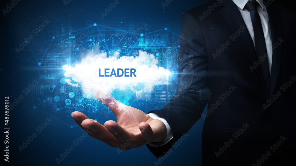 Hand of Businessman holding motivational message Hand of Businessman holding motivational message