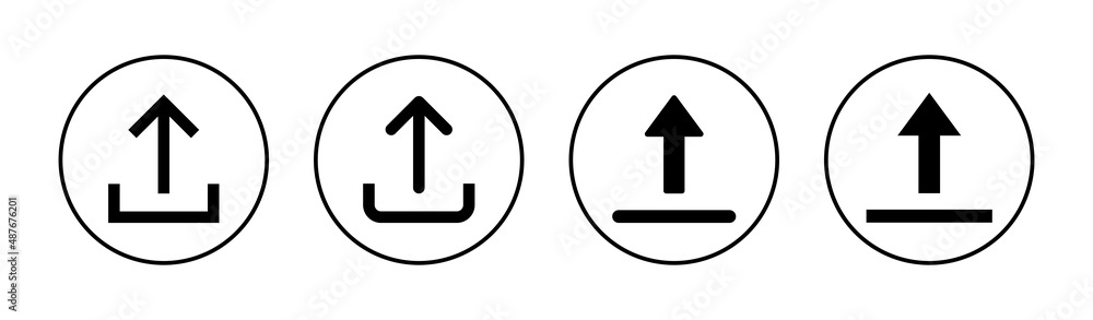 Upload icons set. load data sign and symbol Upload icons set. load data sign and symbol