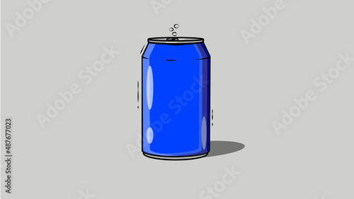 blue glass bottle