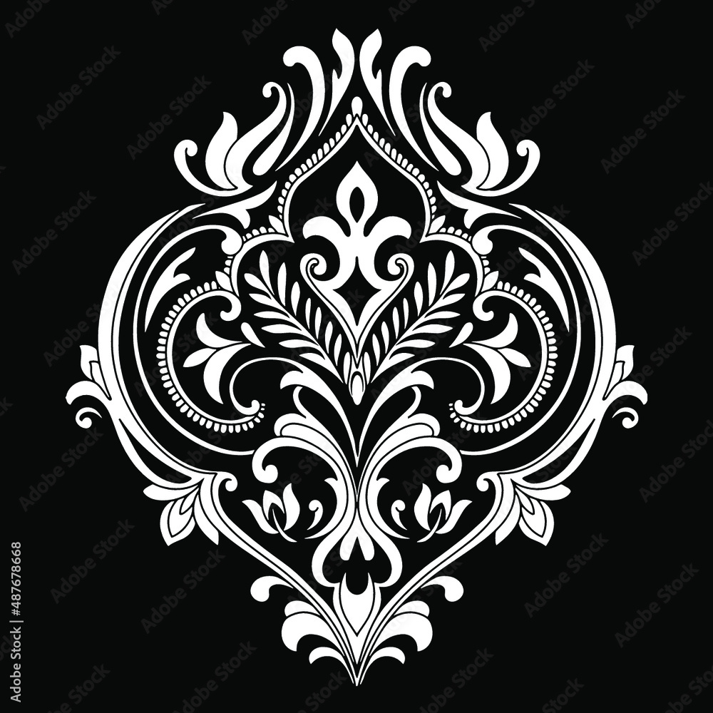 Set of ornate vector ornaments