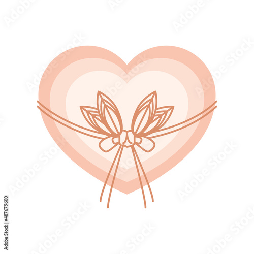 heart love floral