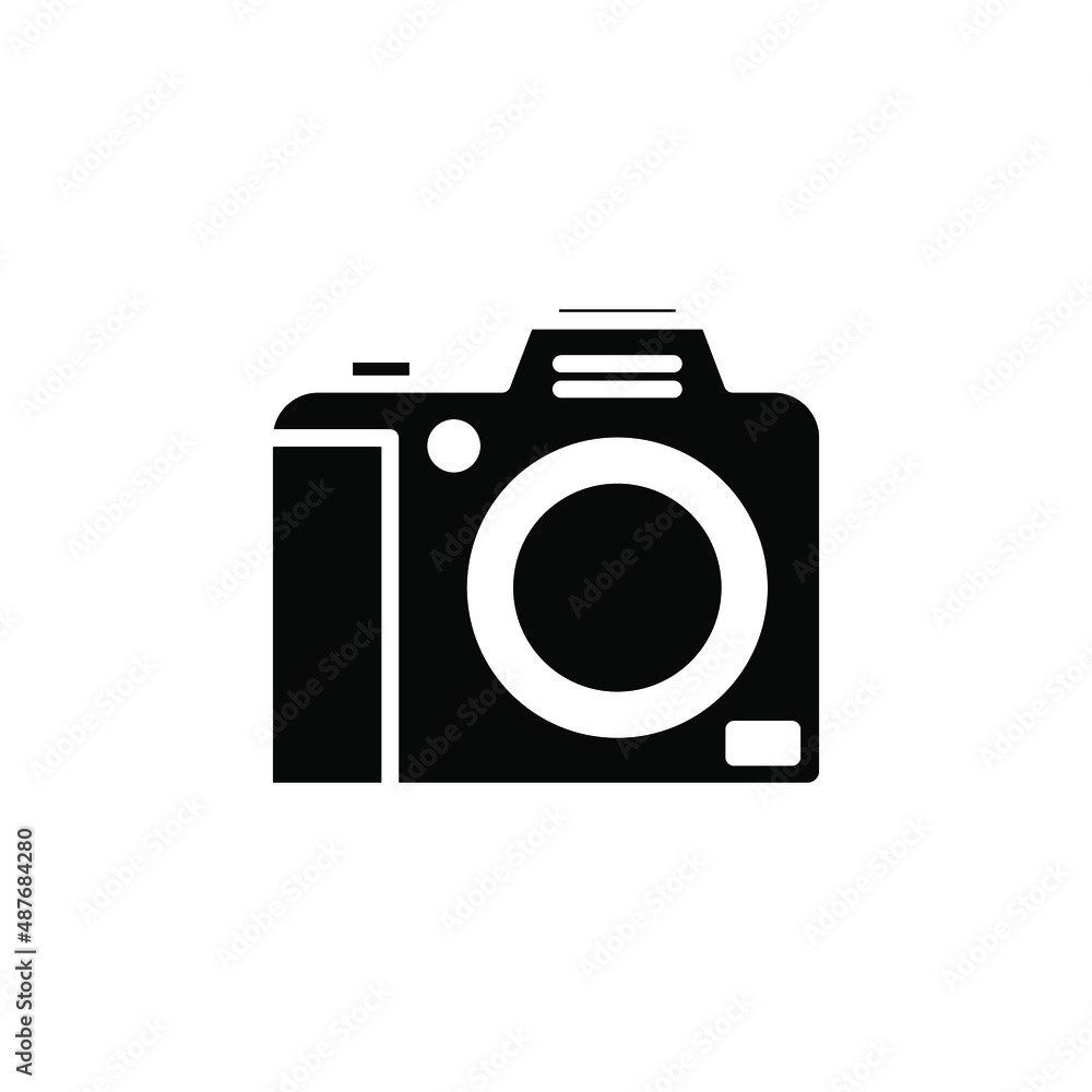 Camera, Photography, Digital, Photo Solid Icon Vector Illustration Logo Template. Suitable For Many Purposes. Camera, Photography, Digital, Photo Solid Icon Vector Illustration Logo Template. Suitable For Many Purposes.