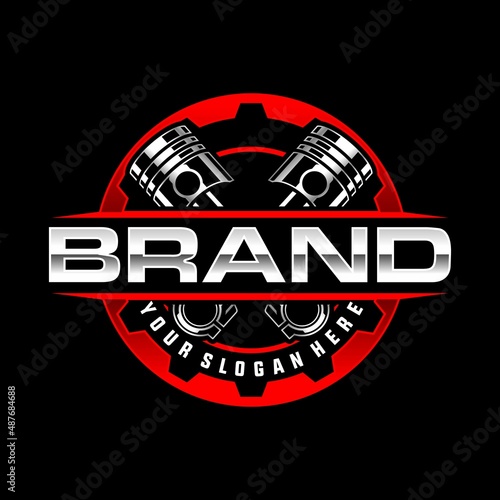 auto repair automotive logo template
