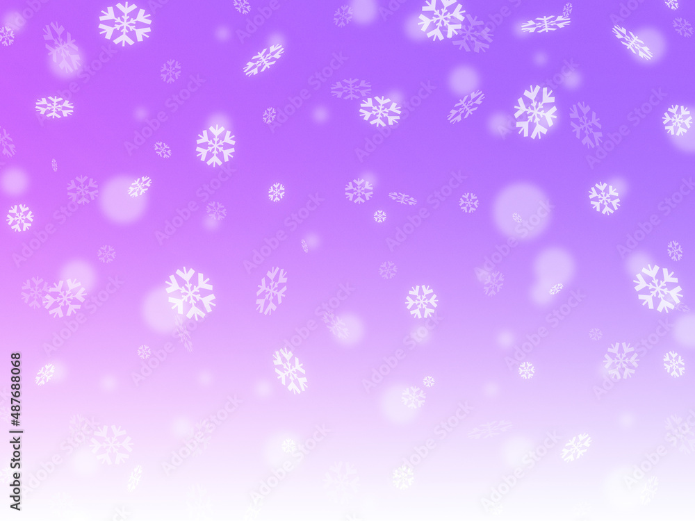 雪　結晶　雪の結晶　背景　冬　フレア　背景素材　壁紙　グラデーション　テクスチャ　舞う　降る　キレイ