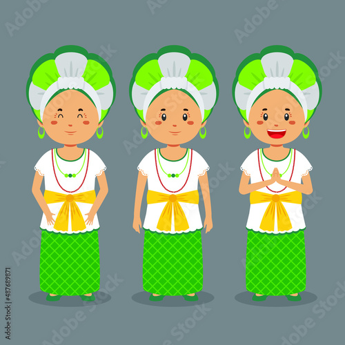 Brazil Character with Various Expression