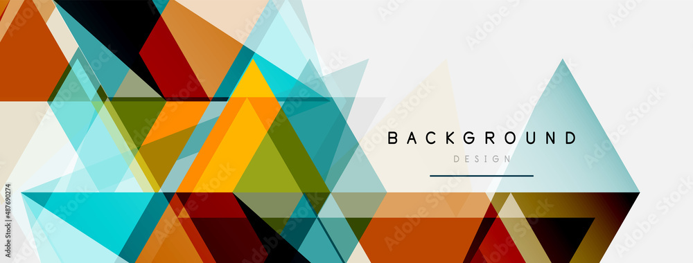 Mosaic triangles geometric background. Techno or business concept, pattern for wallpaper, banner, background, landing page Mosaic triangles geometric background. Techno or business concept, pattern for wallpaper, banner, background, landing page