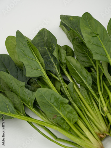 Just bought vegetables, a bag of spinach
